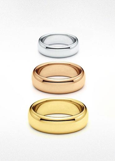 Обручальные кольца DIAMOND of LOVE из различных видов золота